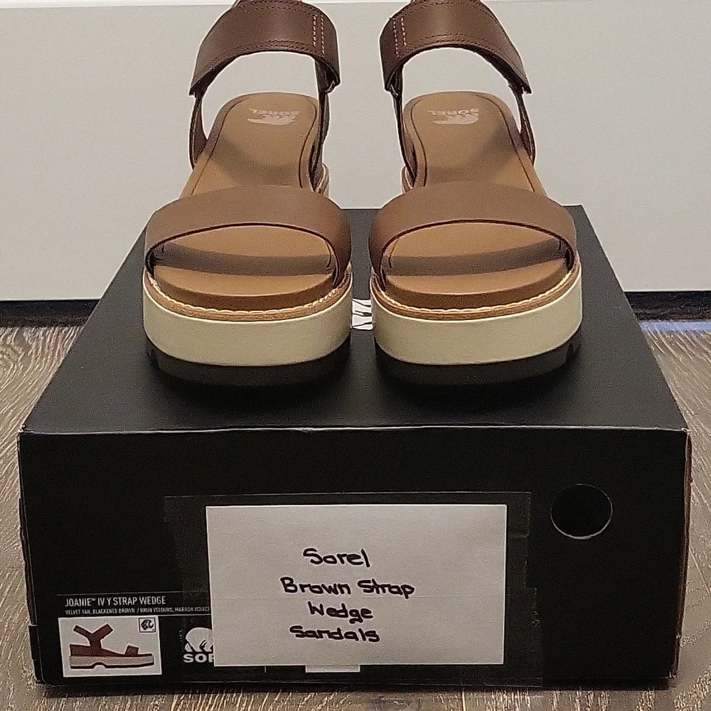 Sorel Women's Joanie™ IV Y Strap Wedge Sandal Size 11 Never Worn - Picture 15 of 17
